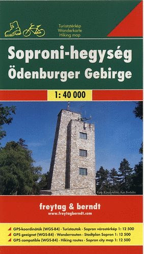 A Soproni-hegység turistatérképe (1:40000)