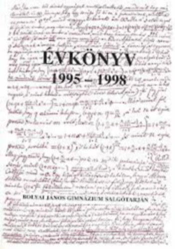 vknyv 1995-1998 (Bolyai Jnos Gimnzium Salgtarjn)