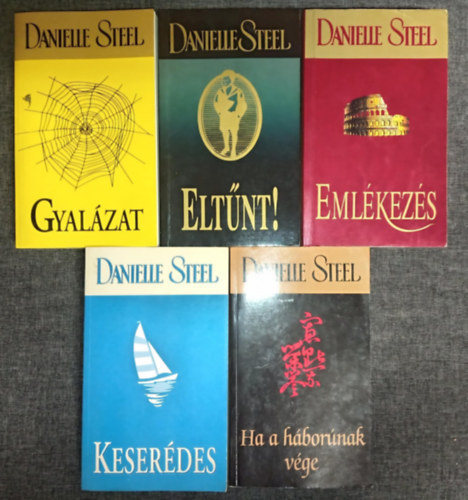 Danielle Steel - (5db) Danielle Steel romantikus knyvcsomag: Gyalzat / Eltnt! / Emlkezs / Keserdes / Ha a hbornak vge