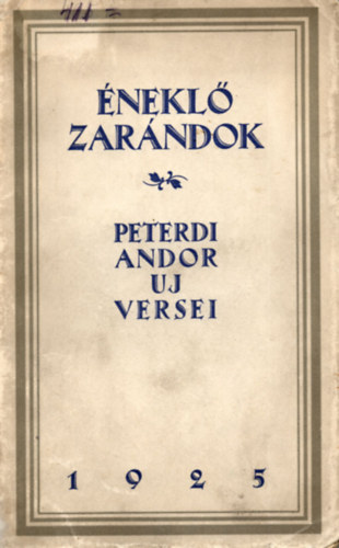 Peterdi Andor - nekl zarndok