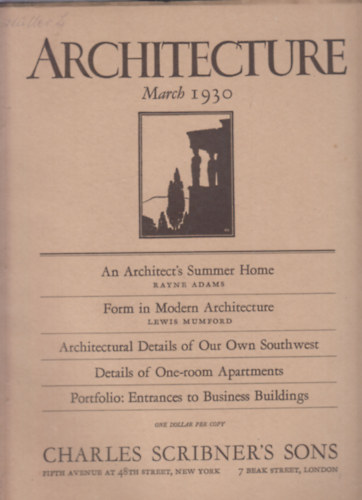 Architecture (March 1930)
