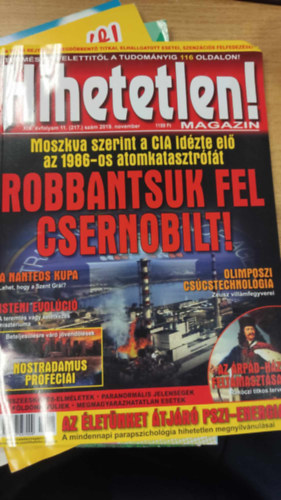 Hihetetlen! magazin (XIX. �vfolyam 11. sz�m (217.) - 2019. november)