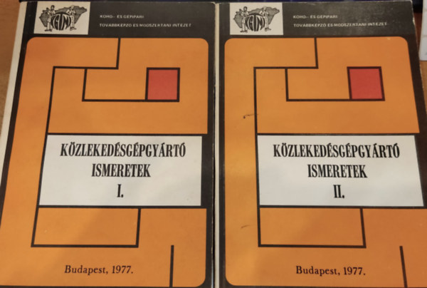 Szk�rossi Lajos - K�zleked�sg�pgy�rt� ismeretek I-II. (2 k�tet)