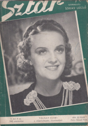 Szalay Lszl (szerk.) - Sztr 1942. szeptember (Film, sznhz s divatmagazin)