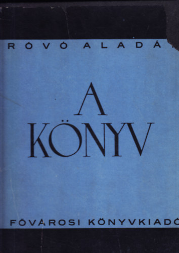 Rv Aladr - A knyv