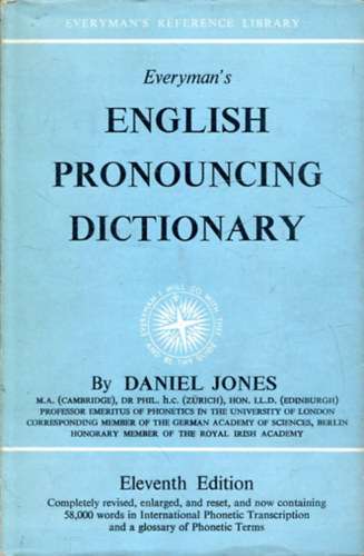 Daniel Jones - Everyman's English Pronouncing Dictionary