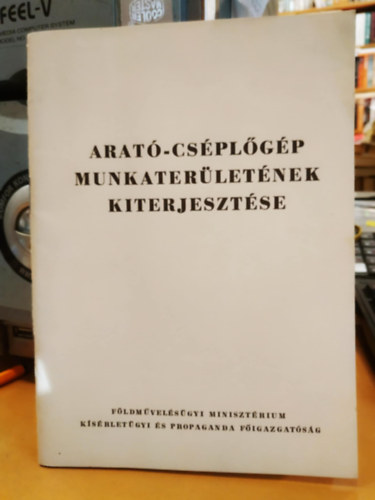 Bakó László, Mélykuti Csaba Tischler Márton - Arató-cséplőgép munkaterületének kiterjesztése