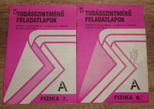 Bonifert- Dr. Miskolczi- Molnár - Tudásfelmérő feladatlapok - Fizika 7. + Fizika 8.
