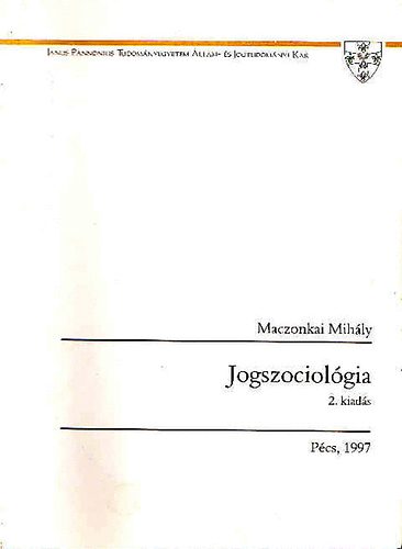 Maczonkai Mih�ly - Jogszociol�gia