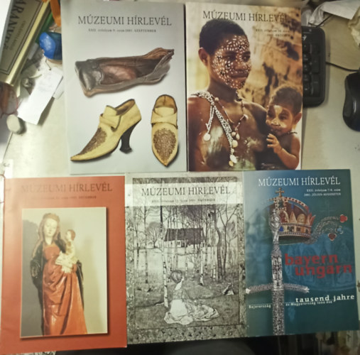 5 db Múzeumi hírlevél XXII. 2001 évfolyam (júliustól-decemberig) II. félév