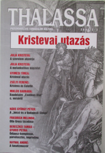 Thalassa 2007/2-3. (Pszichoanal�zis-t�rsadalom-kult�ra)