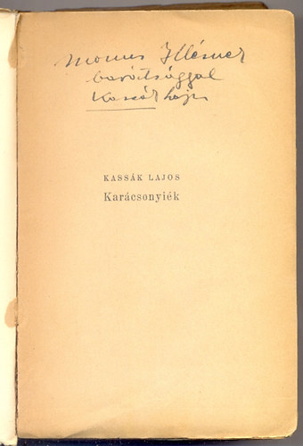 Kassák Lajos - Karácsonyiék - Regény.
