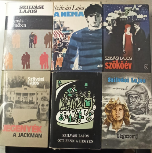 Szilv�si Lajos - 6 db Szilv�si Lajos reg�ny: Ott fenn a hegyen +Jegeny�k +Sz�k��v +A n�ma +Egym�s szem�ben +L�gszomj