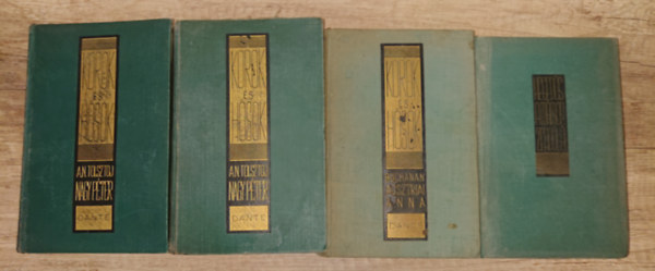 Meriel Buchanan, Heged�s G�za A. Tolsztoj - 3 k�tet a a Dante Korok �s h�s�k c�m�, m�ves ki�ll�t�s� k�nyvsorozat�b�l + aj�nd�k Dante-k�nyv: Nagy P�ter I-II., Ausztriai Anna + A m�mor zend�l�i