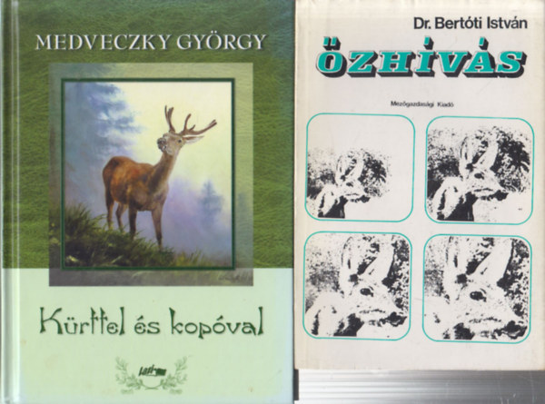 2 db vadszati knyv: Krttel s kopval + zhvs
