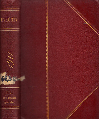 Bnczi Jzsef  (szerk.) - Izraelita Magyar Irodalmi Trsulat (IMIT) vknyv 1911.