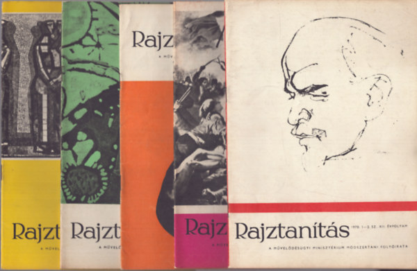 Rajztanítás - Az Oktatási Minisztérium módszertani folyóirata - XII.évf. 1970/1-6.szám teljes évfolyam
