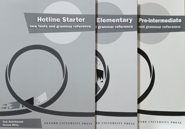 Teresa Riley, Amanda Maris Tom Hutchinson - Hotline new tests and grammar reference (Starter + Elementary + Pre-intermediate) (3 ktet)