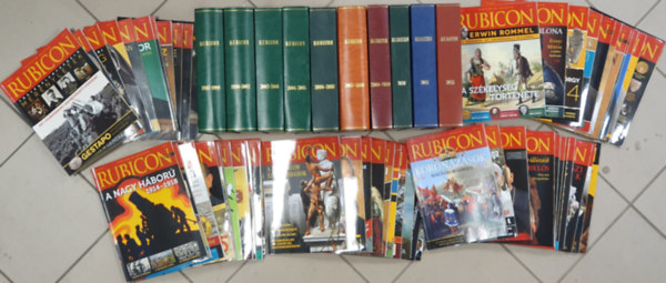 R�cz �rp�d  (szerk.) - Rubicon - t�rt�nelmi magazin, 1991-2017. (�sszesen 193 sz�m, k�zte 16 teljes �vfolyammal, 19 k�l�nsz�mmal, 10 k�tetbe k�tve + sz�monk�nt)