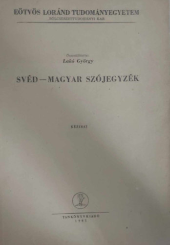 Lak Gyrgy - Svd-magyar szjegyzk