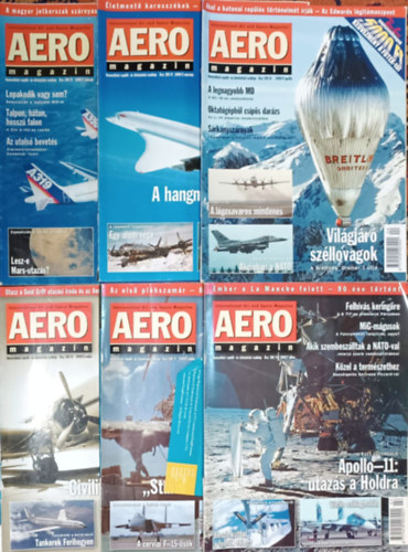 AERO magazin 1999. szrvnyszmok (02, 03, 04, 05, 06, 07)