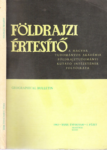 Fldrajzi rtest  (1983/1. fzet)