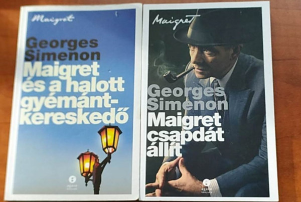 Georges Simenon - 2 db Maigret knyv:	Maigret s a halott gymntkeresked+Maigret csapdt llt