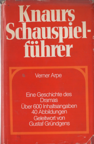Verner Arpe - Knauers Schauspielf�hrer