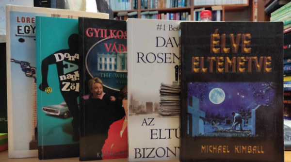 Kathleen Willey, Donald E. Westlake, David Rosenfelt, Lorenzo Carcaterra Michael Kimball - 5 db krimi: A nagy zld balh + Az eltnt bizonytk + Egy gengszter + lve eltemetve + Gyilkossggal vdolva