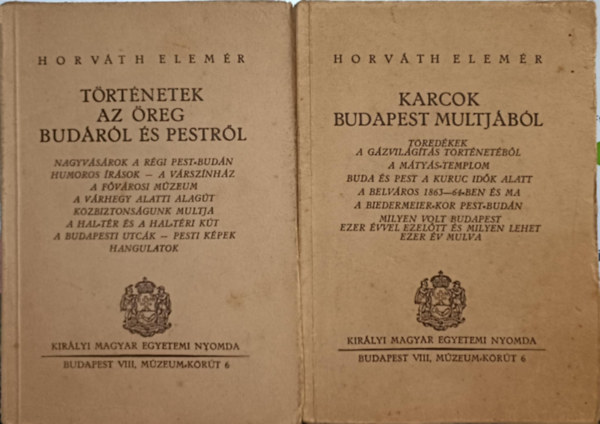 Horv�th Elem�r - Horv�th Elem�r k�nyvcsomag