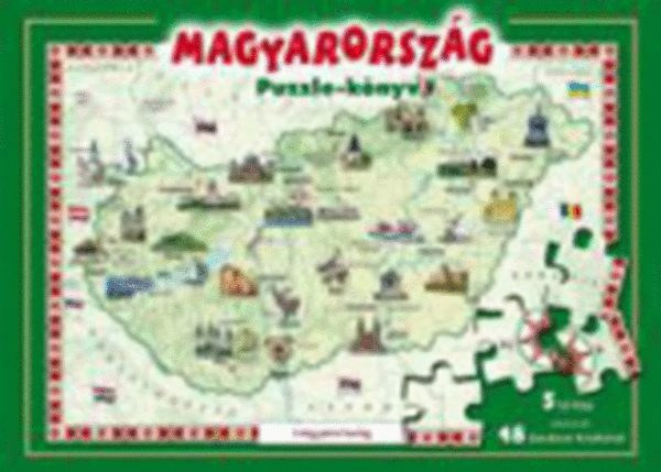 Magyarorszg puzzle-knyv - 5 trkp oldalanknt 48 darabos kirakval