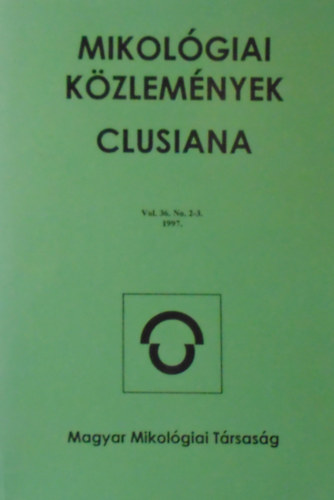 Dr. Szántó Mária - Clusiana Vol. 36. / No. 2-3.
