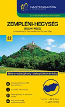 A Zemplni-hegysg turistatrkpe (szaki rsz) 1:40 000