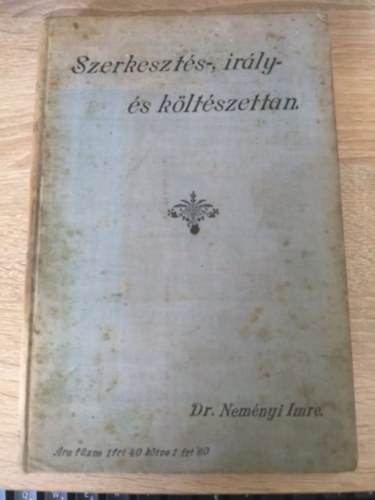 Dr. Nemnyi Imre - Szerkeszts-, irly- s kltszettan