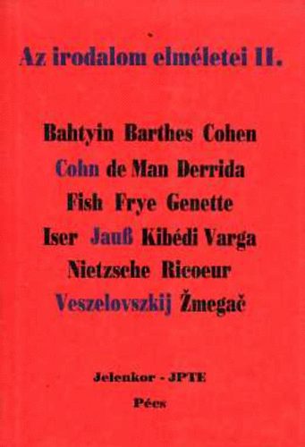 Cohn-Jauss-Veszelovszkij - Az irodalom elméletei II.