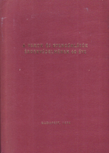 A vakok s gyengnltk rdekvdelmnek 60 ve