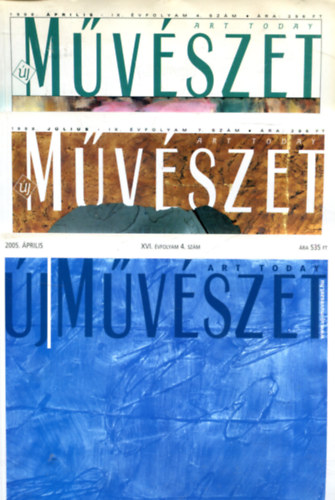 Sinkovits Pter  (fszerk.) - j mvszet magazin 3 db.