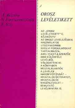 Akisina-Formanovszkaja-Szj - Orosz levletikett