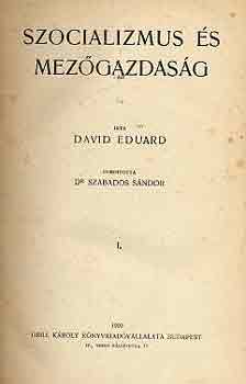 David Eduard - Szocializmus s mezgazdasg I-II.