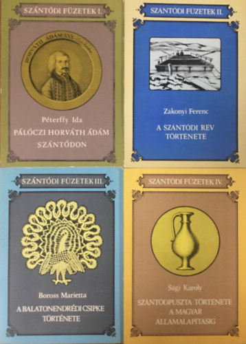 Több szerző - Szántódi füzetek I-VIII - (8 helytörténeti füzet)