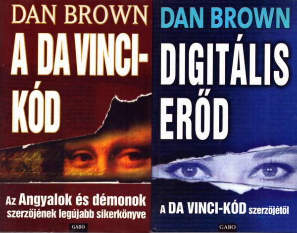 Dan Brown - A Da Vinci-kód + Digitális erőd (2 mű)