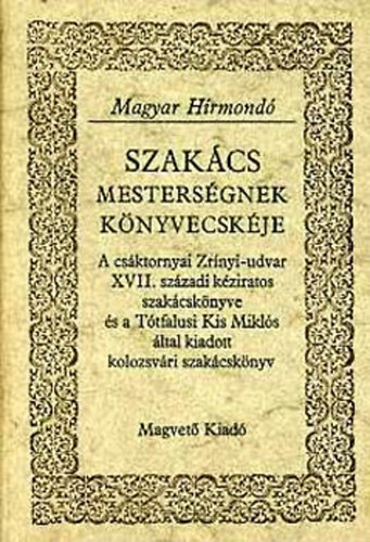 Magvet Knyvkiad - Szakcs mestersgnek knyvecskje \(Magyar Hrmond)