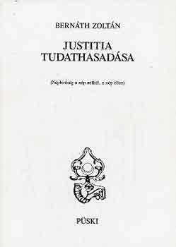 Bern�th Zolt�n - Justitia tudathasad�sa