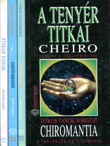 Több szerző - 4 db Titkos Tanok kötet