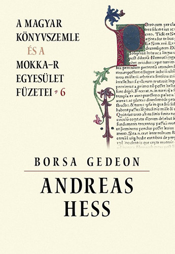 Borsa Gedeon - Andreas Hess
