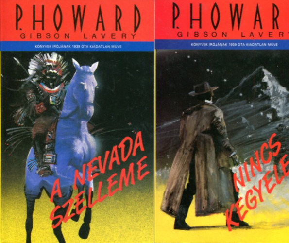P. Howard  (Gibson Lavery) - 2 db  P. Howard k�nyv
