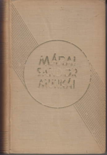 M�rai S�ndor - M�soron k�v�l