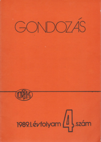 Gondoz�s 1989. I. �vf. 4. sz�m