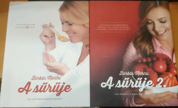 Borbs Marcsi - 2 db Borbs Marcsi: A srje (100 szvmelenget recept) + A srje 2. (100 recept a csaldi asztalra)