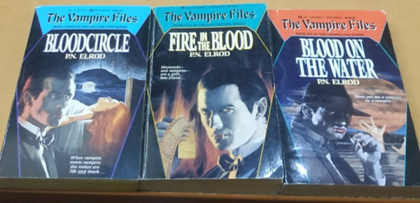 P. N. Elrod - 3 db The Vampire Files: Book three: Bloodcircle + Book Five: ire in the Blood + Book Six: Blood on the Water